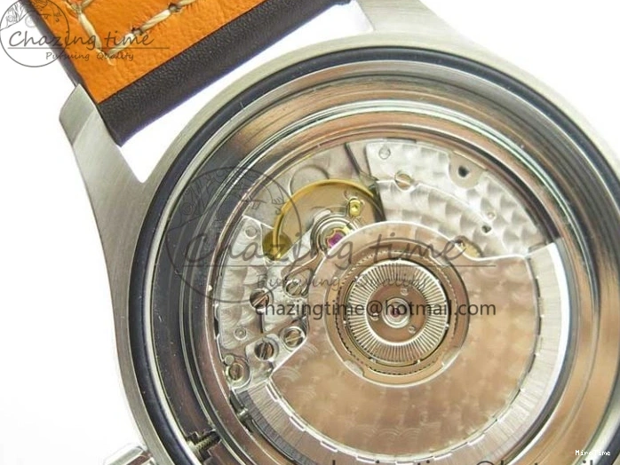 MIROTIME 0224 Soft MARK XVIII IW327001 SS FKF 1:1 Best Edition Black Dial On Black Leather Strap 7119